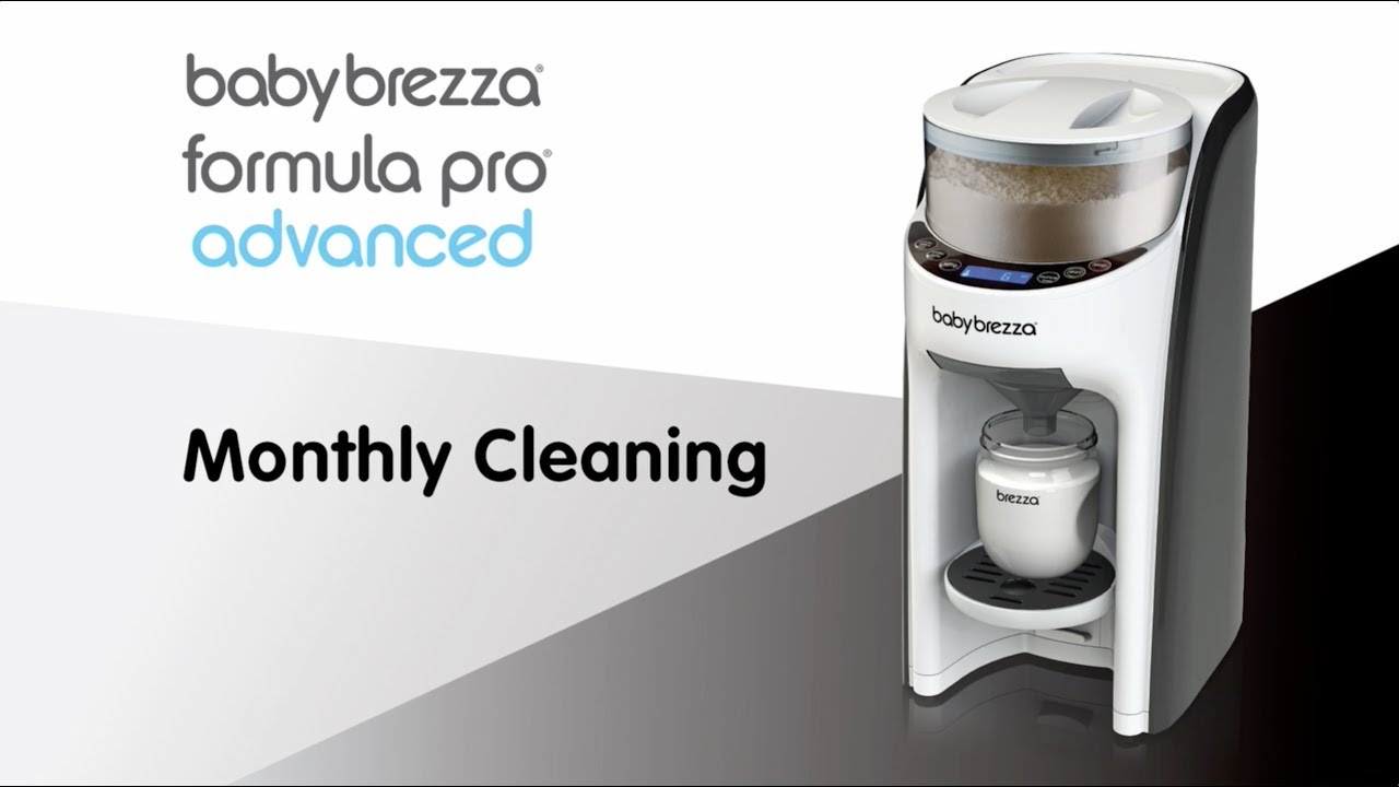 cleaning the baby brezza