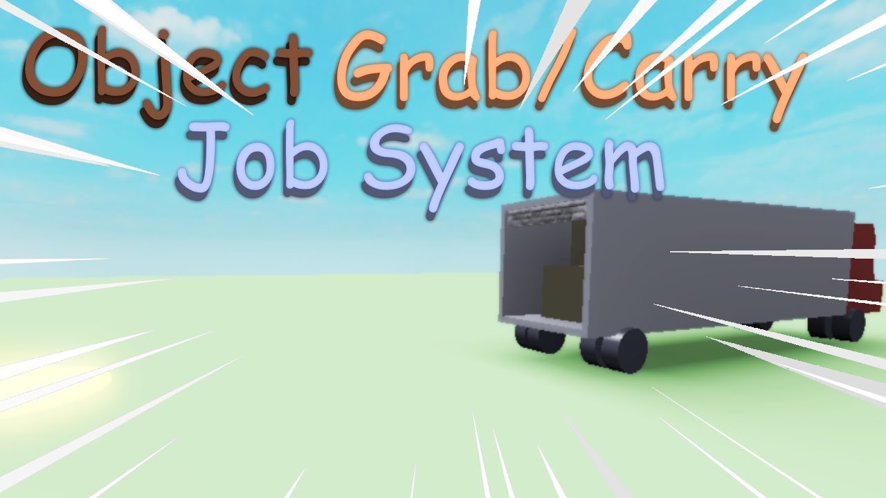 Object Carry Job System Roblox Youtube - allies and enemie game systems roblox