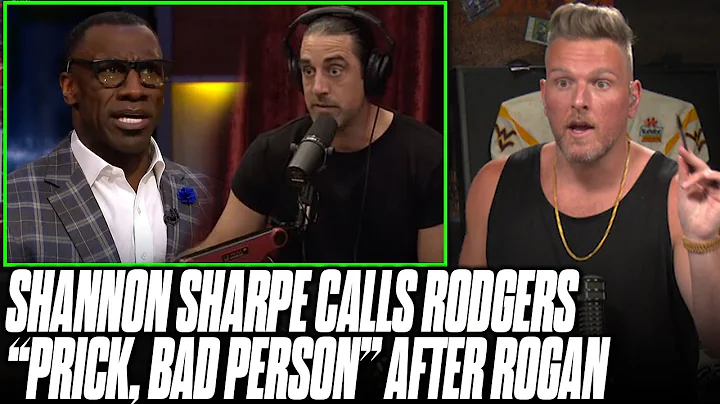Shannon Sharpe Calls Aaron Rodgers A "Prick" After...