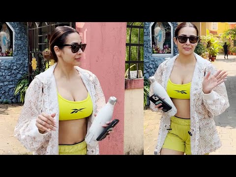 Malaika Arora Post-Yoga Workout Glow Is Hard To Miss !