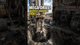 MEGA DRILL MACHINE IN ACTION Heavy Construction Boring Process #construction