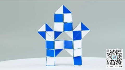 Rubik’s Twist 48 or Snake Puzzle 48 Tutorial: 48 robot--3D magic ruler！