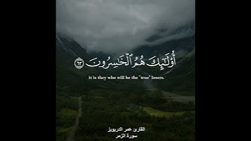 ( له مقاليد السماوات والأرض ) القارئ عمر الدريويز سورة الزمر