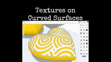 TinkerCAD Tips! Raised Textures on Curved Surfaces.   #tinkercad #caddesign #3dprintable #3dprinting