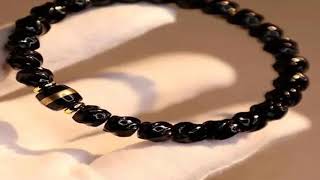 Download Lagu 2025 Original Black Gold Coconut Pedicle Bracelet Old-style Straight-cut Cool Circle Pedicle Turn Ga MP3