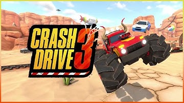 Crash Drive 3 Gameplay (Android, iOS, PC) അടിപൊളി multiplayer adventure റേസിംഗ് ഗെയിം