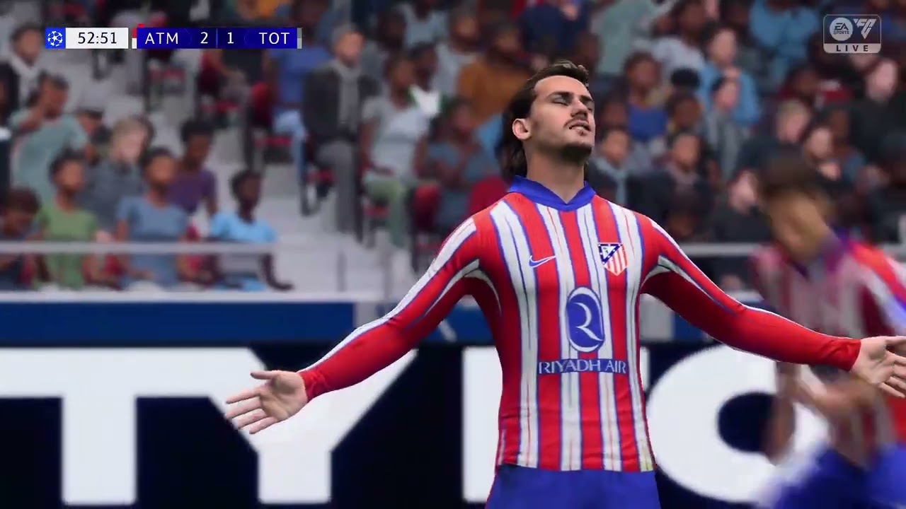FC 25 Gameplay on Xbox One | Atlético Madrid vs Tottenham – Champions League Simulation Match