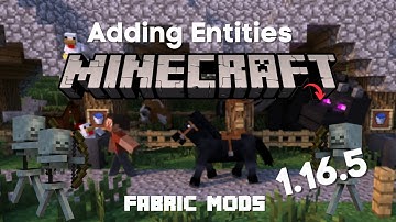 Fabric Tutorial [Advanced]: How to add Entities to Minecraft 1.16.5 (Part 2 of 2)