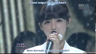 [Sub Español] TARA (티아라) - Don't leave Live [Romanizacion] (120708) Resimi