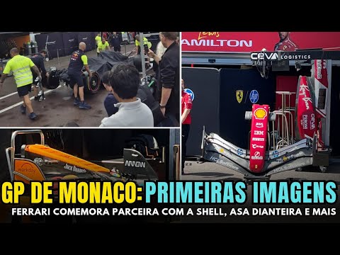 F1 2025 - Gp De Monaco - Ferrari Com Homenagem A Shell | Asa Dianteira Da Mclaren E Haas E Mais