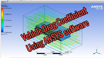 Vehicle drag coefficient using ANSYS