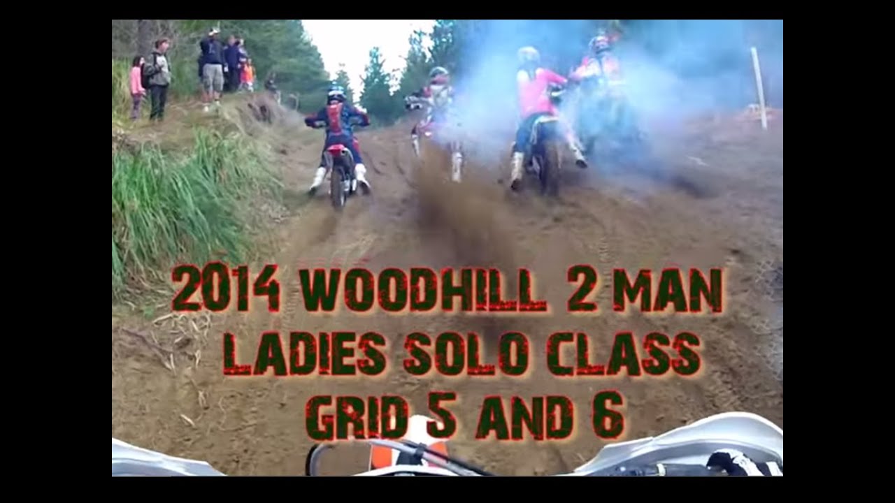 Woodhill 2man 2014 Ladies Solo Race KTM Freeride 250 YouTube