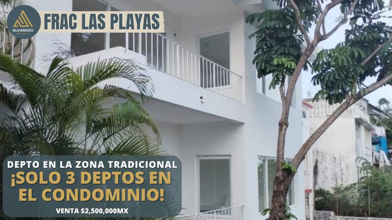 Departamento en LAS PLAYAS $2,500,000MX | Con vista a la ROQUETA