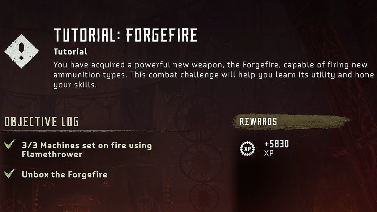 Horizon Zero Dawn Tutorial: Forgefire