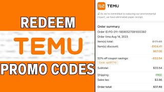 How To Redeem Code Temu | Use Coupon Codes on Temu