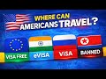 VISA REQUIREMENTS for the US citizens