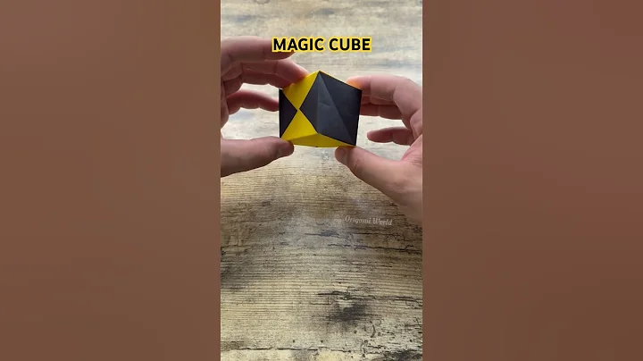 EASY ORIGAMI MAGIC CUBE TUTORIAL | DIY MAGIC CUBE ORIGAMI STEP BY STEP EASY TUTORIAL PAPER CRAFT ART