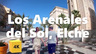 Walking in Los Arenales Del Sol, Elche beach, November 2024