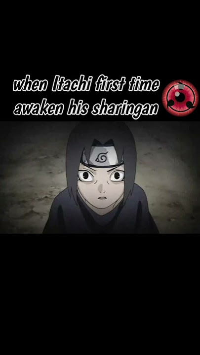 When itachi shows his sharingan for first time 🥶😢 | when itachi first time  awaken his sharingan 🔥🔥