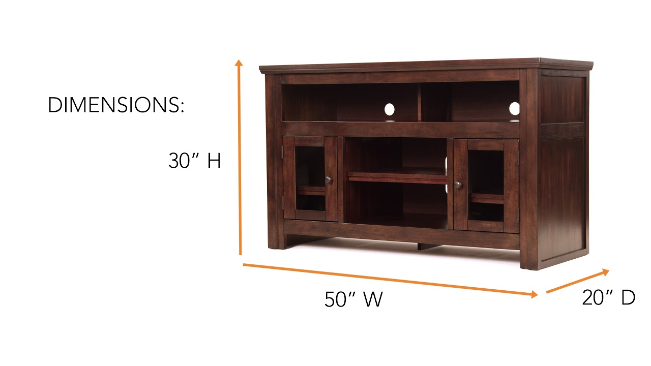 Signature Design by Ashley Harpan TV Stand with Cable Management W797-