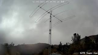 SteppIR DB36 on Tashjian DX70, 40 mph wind gusts - KJ7E