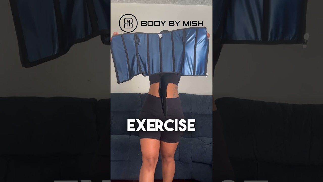 BodyByMish Sweat Workout Belt 🖤 #weightlossinspiration