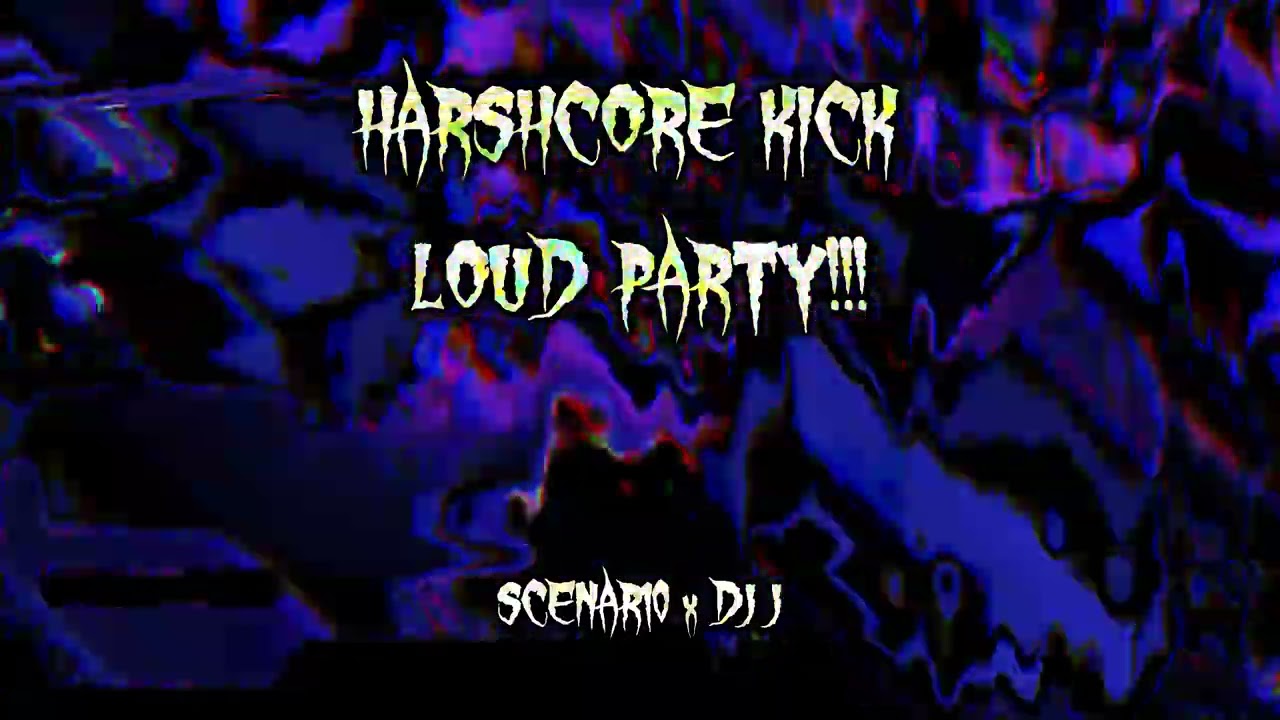 SCENAR10 & DJ J - HARSHCORE KICK LOUD PARTY!!! (Official Visualiser)