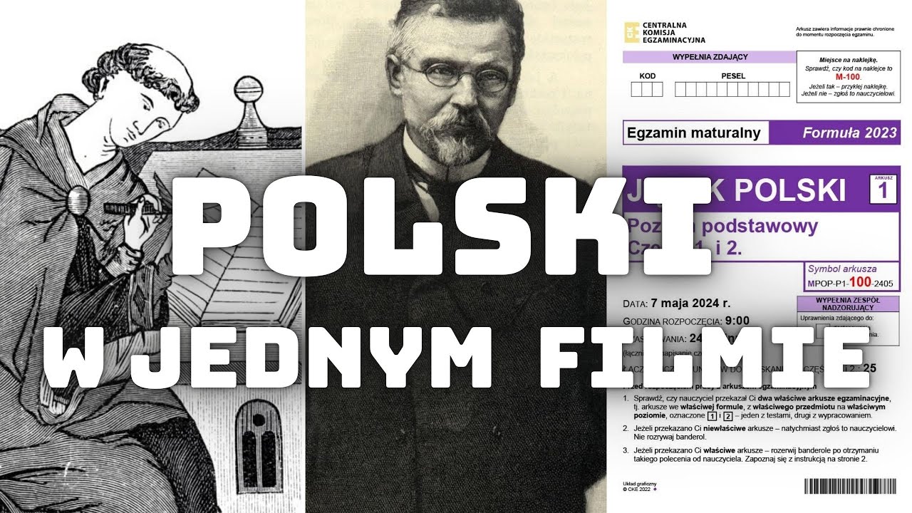 WSZYSTKIE EPOKI DO MATURY Z POLSKIEGO W JEDNYM FILMIE (konteksty literackie, lektury, autorzy)