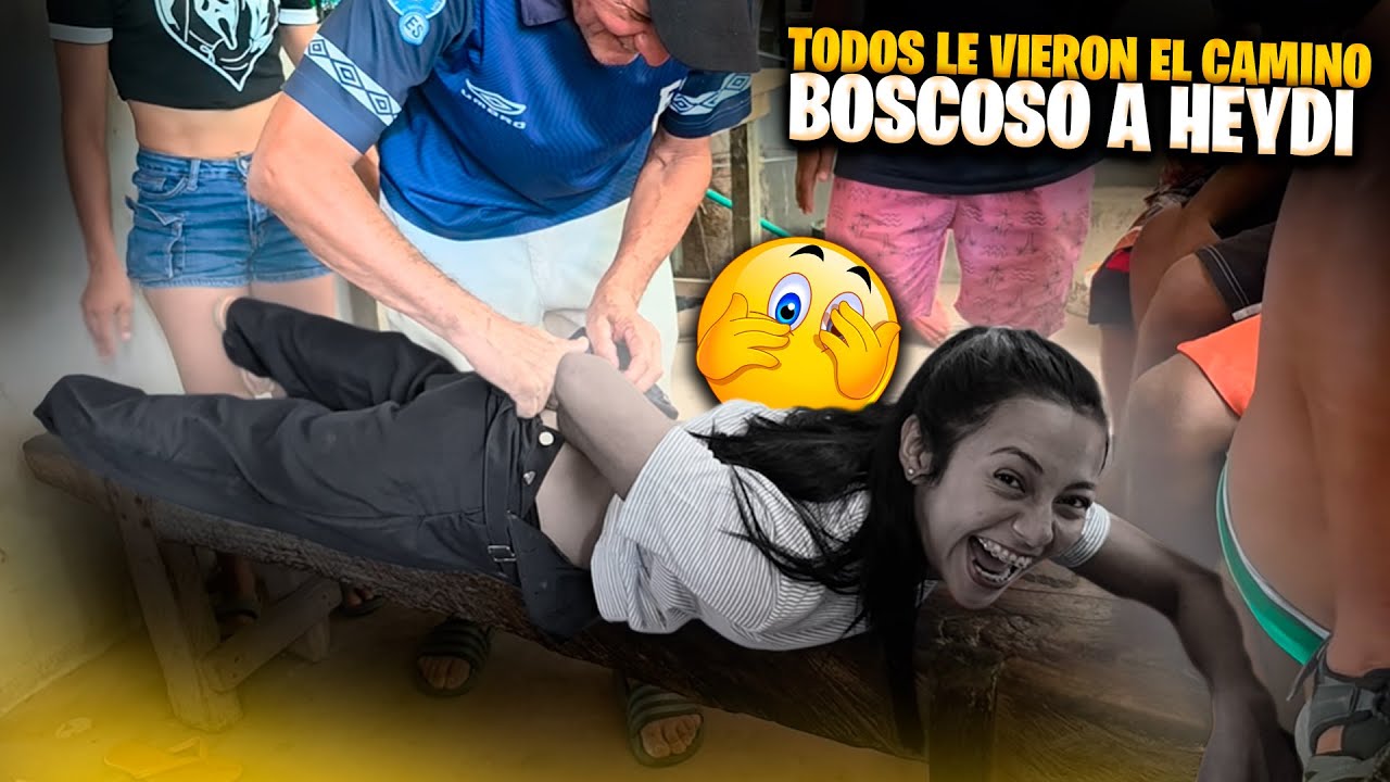 QUE PENA PASÓ HEYDI! Enseñó todo el canal de Panamá. Sapo se puso a LLORAR cuando lo sobaron.