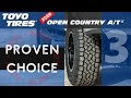 (NEW) A/T 3 TOYO OPEN COUNTRY - Proven & Tested!