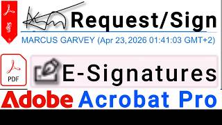How to Request E-signatures or Sign PDFs with Adobe Acrobat Online for Free