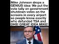Mike Johnson just dropped a brilliant idea............