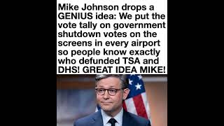 Mike Johnson just dropped a brilliant idea............
