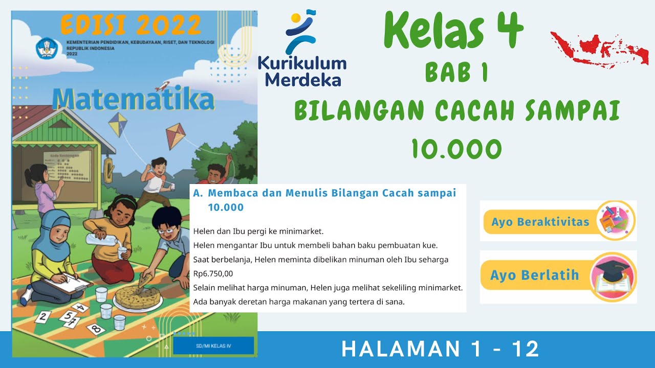 Kurikulum Merdeka Kelas 4 Matematika Edisi 2022 | Bab 1 | Halaman 1 ...
