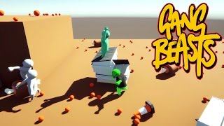 Gang Beasts - Old Fashion Beat Down!!! [Father and Son Gameplay]