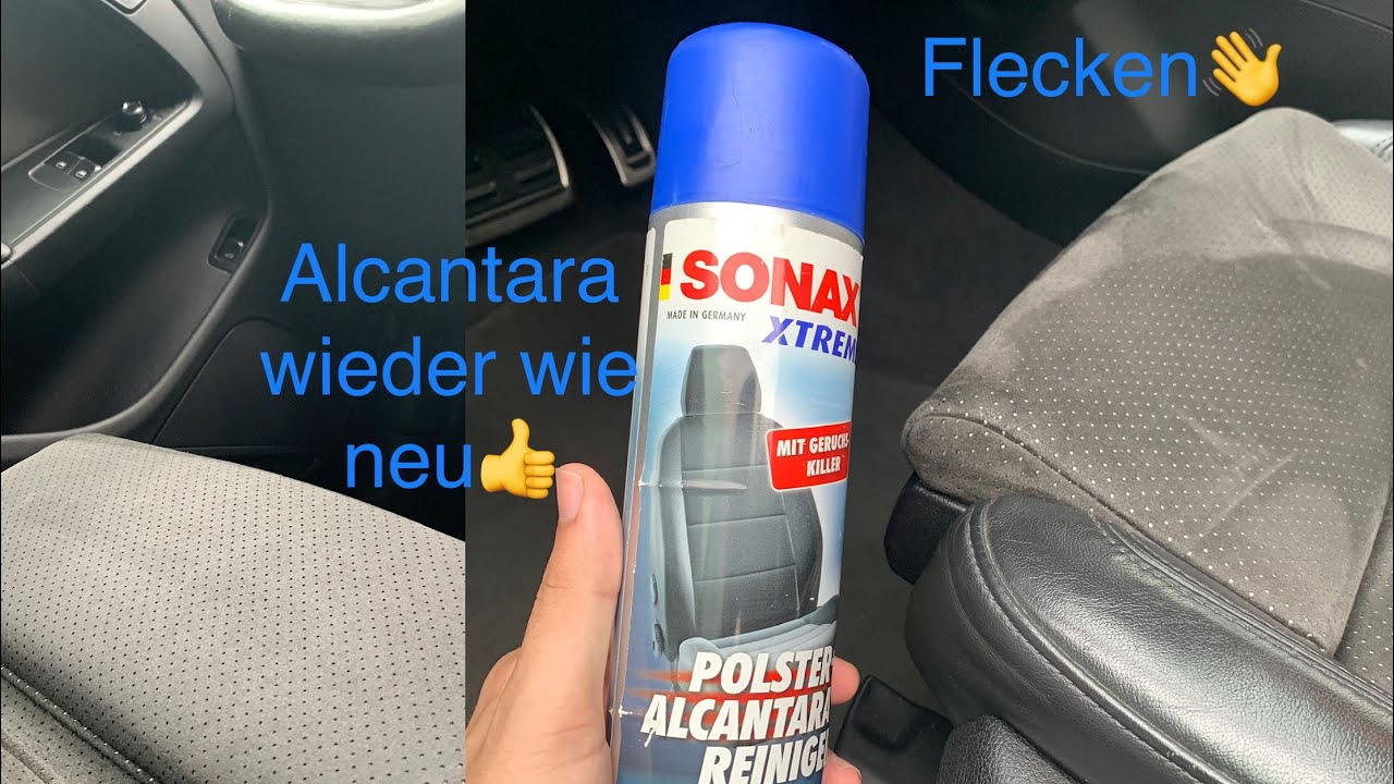 Alcantara Sitze Reinigen - Sonax Alcantara Reiniger im Test- Alcantara  wieder schön sauber bekommen 