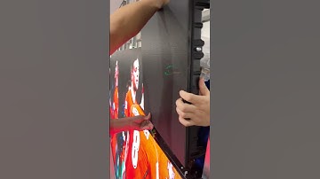 install a flexible led modules #leddisplay #ledscreen #leddisplayscreen #led #shorts #fyp