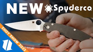 NEW Spyderco Knives | Shot Show 2023
