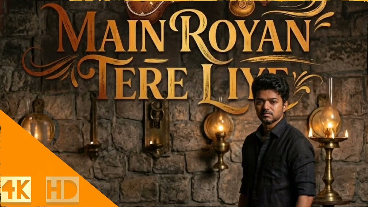 Mein Roya Tere Liye New Vijay Thalapathi Song In Hindi sad song