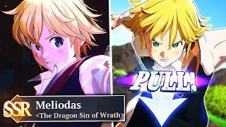 OMGG I LOVE THE SUMMONS!! NEW MELIODAS ON SEVEN DEADLY SINS ORIGINS!! screenshot 5