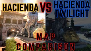 Hacienda Twilight map comparison // Black Ops 4