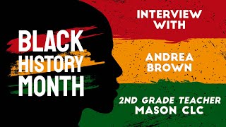 Black History Month Series - Interview with Andrea Brown