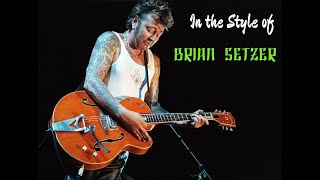 The Brian Setzer Orchestra - BSO - SwitchBlade 327 - Guitar Cover