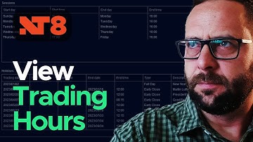 How to see trading hours in NinjaTrader 8 - video guide