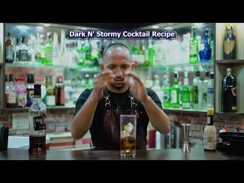 Dark and Stormy cocktail recipe | Career as Bartender - Types of cocktail