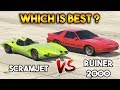 GTA 5 ONLINE : SCRAMJET VS RUINER 2000 (WHICH IS BEST?)