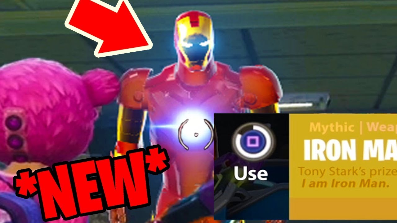 How to PLAY as IRON MAN in Fortnite: Battle Royale *NEW ...