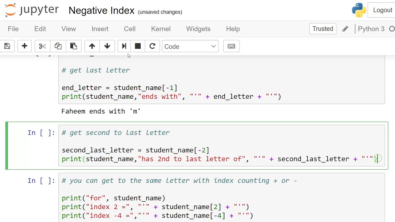 Negative Index - YouTube