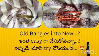 @sri_creations05 # How to create old Bangles into New... ? How to make old Bangles into New...! 