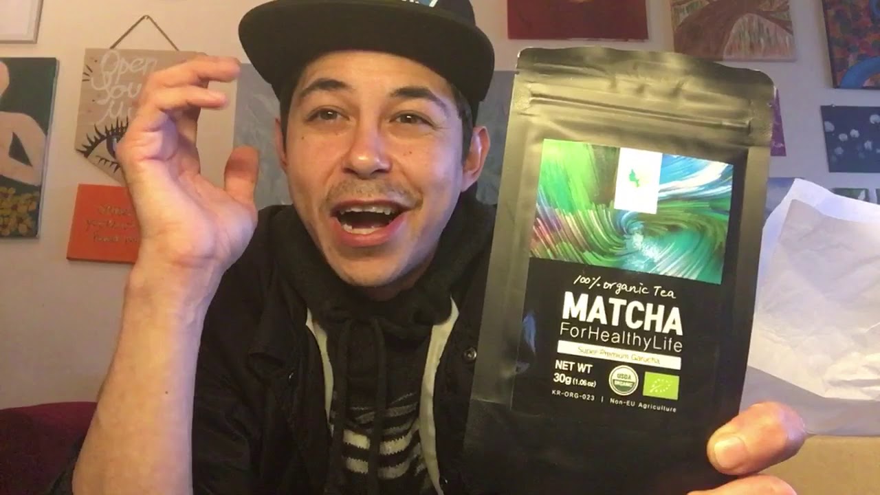 Unboxing Matcha Green Tea box from Nousbo Co.